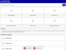 Tablet Screenshot of dresscodeindia.net